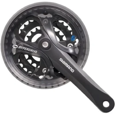 Image de SHIMANO Mixte Acera Trekking Fc m361 4 Pans 7/8 Vitesses P dalier, Noir, 170 mm 48 38 28 EU