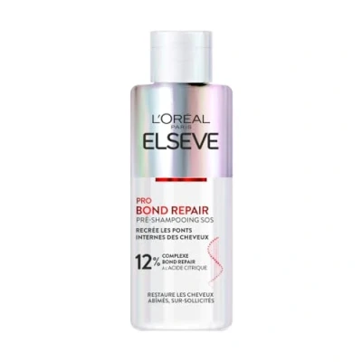 Image de L&#039;Oréal Paris Pré Shampooing Réparateur SOS pour Cheveux Abîmés &amp; Sur Sollicités Complexe à l&#039;Acide Citrique Protocole de Soin Capillaire Elseve Pro Bond Repair 200 ml