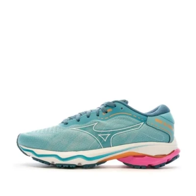 Image de Mizuno Mixte Wave Ultima 14 Chaussure de Course sur Route, Maui Blue/White/807 C, 36.5 EU