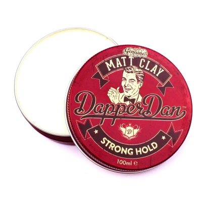 Image de Dapper Dan Matt Clay, Cire Effet Mat, Produit coiffant pour homme à tenue forte et finition mate, 1 x 100 ml