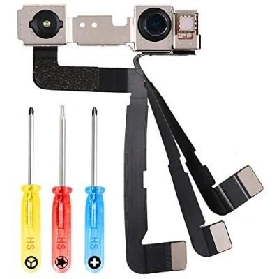 Image de MMOBIEL Caméra Frontale Compatible avec iPhone 11 Pro Max 2019 12 MP Remplacement du câble Flexible de la Selfie Tournevis Inclus