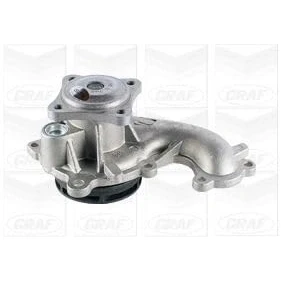 Image de GRAF PA742 Pompe à eau avec joint d&#039;étanchéite mécanique Fonte pour système dentrainement courroie trapézoïdale nervures FORD: Focus C Max