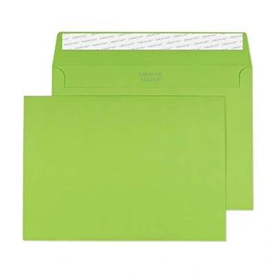 Image de Blake Creative Colour C5 162 x 229 mm 120 g/m² Enveloppes Bande Adhésive (45307) Vert Citron Boîte de 25