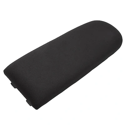 Image de KASturbo Couvercle d&#039;accoudoir de console centrale compatible avec Jetta Bora Golf MK4 Polo Skoda Octavia Passat B5 Rembourrage en tissu noir