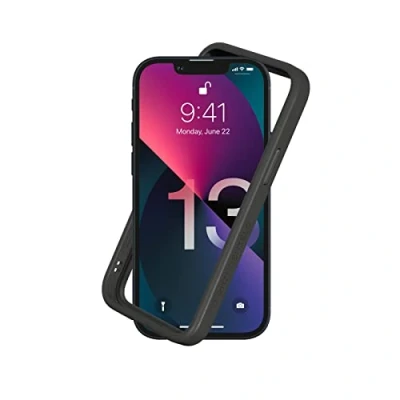 Image de RhinoShield Coque Bumper Compatible avec [iPhone 13 Mini] CrashGuard NX Protection Fine Personnalisable Absorption des Chocs [sans BPA] Graphite