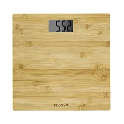 Image de Cecotec Pèse personnes Digital Surface Precision 9300 Healthy. avec Plateforme en Bambou (Eco friendly), Écran LCD, Capacité Maximale 180 kg, Prêt à utiliser et Mètre Ruban.
