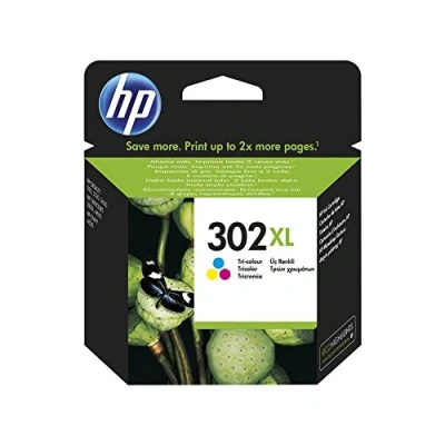 Image de HP 302XL (F6U67AE) 3 couleurs Cartouche d&#039;encre Grande capacité