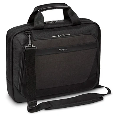 Image de Targus TBT913EU Mallette mince CitySmart 12, 12.5, 13, 13.3, 14 pour portable à chargement par le dessus de Noir/Gris