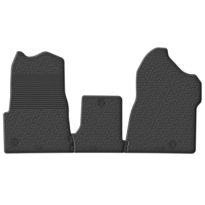 Image de Gledring 0886 Ensemble de tapis sol Caoutchouc avant 3 noir Sur mesure