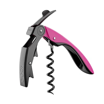 Image de Koala Spain Tire bouchon High Tech à deux temps, onglet automatique breveté, couleur rose