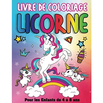 Image de Livre de coloriage licorne pour les enfants 4 à 8 ans: licornes a partir ans filles et garçons ... GRATUIT (PDF imprimable)