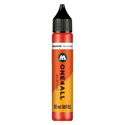 Image de Molotow ONE4ALL Recharge acrylique couleur 013 Rouge signalisation 30 ml Encre pour marqueur permanent