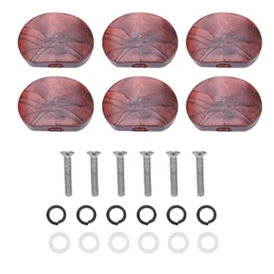 Image de 6 pcs / set Tuning Pegs acryliques têtes de machine Chevilles Boutons pour guitare( #5)