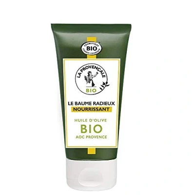 Image de La Provençale Le Baume Radieux Nourrissant Soin Visage Certifié Bio Huile d&#039;Olive AOC Provence Pour Tous Types de Peaux, Même Sensibles 50 ml