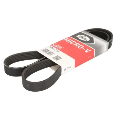 Image de GATES 6PK1238 Courroie Poly V 1238 6 Polyester, EPDM (éthylène propylène diène caoutchouc) RoadMax Value Line AUDI: A3 3/5 portes, Sportback