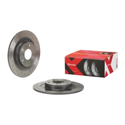 Image de BREMBO 08.N267.1X Disque de frein 302 10 5 perforé, plein revêtu MITSUBISHI: ASX SUV, OUTLANDER 3, Eclipse Cross, CITROËN: C4 Aircross