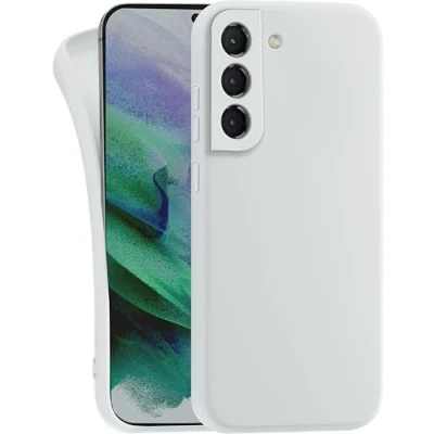 Image de MyGadget Coque pour Samsung Galaxy S21 FE Case TPU Souple &amp; Soft Cover Protection Extra Fine Légère Étui Coloré Anti Choc et Rayures Blanc