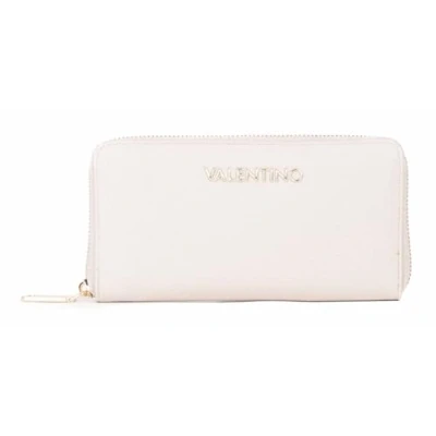 Image de VALENTINO Stereo Re Zip Around Wallet Ecru