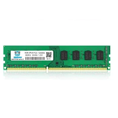 Image de DDR3 1600 UDIMM PC3 12800U 8GB RAM, 1600MHz 8Go 2Rx8 240 Pin CL11 1.5V Mémoire pour Ordinateur de Bureau