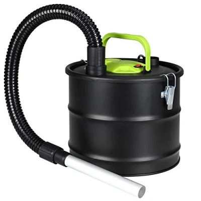 Image de BAKAJI aspirateur à cendres professionnel puissance 800 W avec fonction ventilateur filtre intérieur Hepa et tuyau d&#039;aspiration flexible, capacité réservoir 15 l