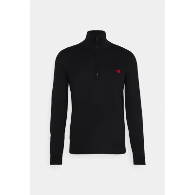 Image de HUGO SAN Quintus Pullover, Homme, Taille: XL, Black