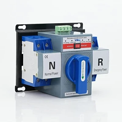 Image de EUPXRHY Inverseur de Source Monophasé 63A 2P 4P, Commutateur Transfert Automatique à Double Alimentation Interrupteur Disjoncteur Inverseur,2p 220v