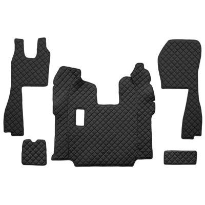 Image de F CORE FL05 BLACK Ensemble de tapis sol Similicuir avant 5 noir
