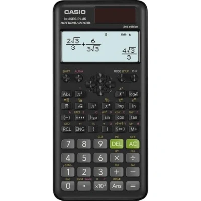 Image de Casio FX 85ES PLUS 2 Calculatrice scientifique 252 fonctions 11 x 77 162 mm Noir