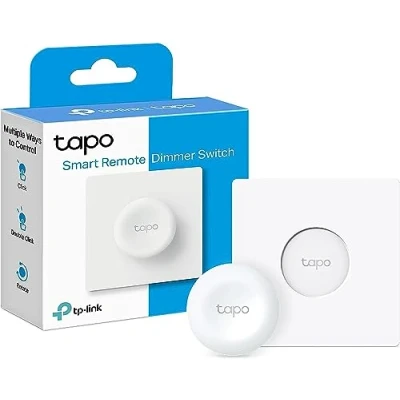 Image de Tapo Interrupteur gradateur connecté S200D, Actions intelligentes, télécommande, Alarme en Un clic, Batterie Longue durée, Compatible avec Alexa et Google Home, Hub requis