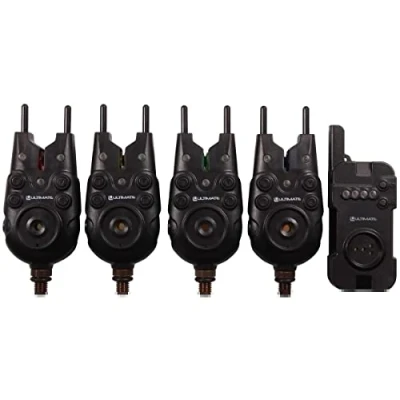 Image de Ensemble de détecteurs touches Ultimate Elite Bite Alarm Set 4+1 Detecteur touche