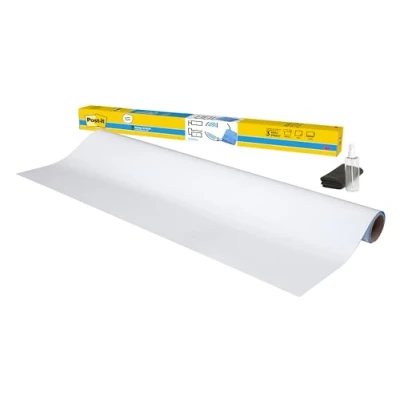 Image de Post it Tableau Easy Erase Surface, Blanc, 91.4 cm x 60.9 cm, 1 Rouleau/Paquet