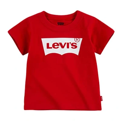 Image de Levi&#039;s Bébé Garçon Lvb S/S Batwing Tee 6e8157 T shirt, Super Red, 24 Mois EU