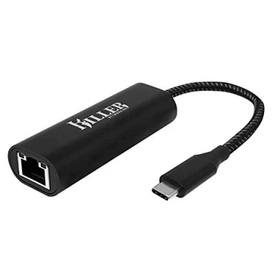Image de Killer E3100 Adaptateur Ethernet USB C 3.1 vers RJ 45 2,5 Gbit/s (100123)