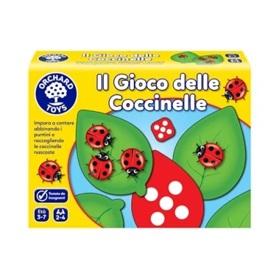 Image de Orchard Toys Le Jeu des Coccinelles éducatif de nombres et comptage pour enfants 3 à 7 ans (Édition Italienne)