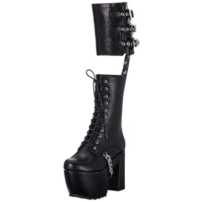 Image de LAMODA Love Bleeds Chunky Platform Wedge Boots, EU 38