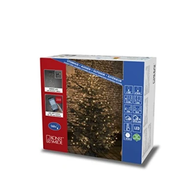 Image de Konstsmide Christmas Manteau d&#039;arbre LED extérieur commandé par App 560 flg.