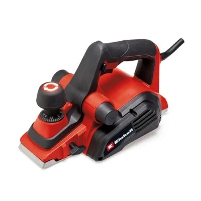 Image de Einhell Rabot électrique TE PL 920 (profondeur de passe jusqu&#039;à 3,5 mm, semelle avec 3 rainures en V, butée parallèle et fer TCT)