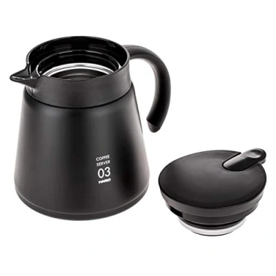 Image de HARIO, Cafetière en Acier inoxydable isolée, inoxydable, 800ml, Noir VHS 80B