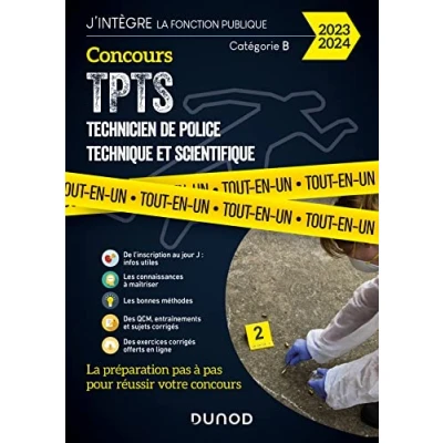 Image de Concours TPTS Technicien Police technique et scientifique 2023 2024: Tout en un (2023 2024)