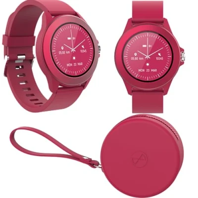 Image de Forever Colorum, montre connecté bluetooth 5.0 IP68, Rouge Neuf