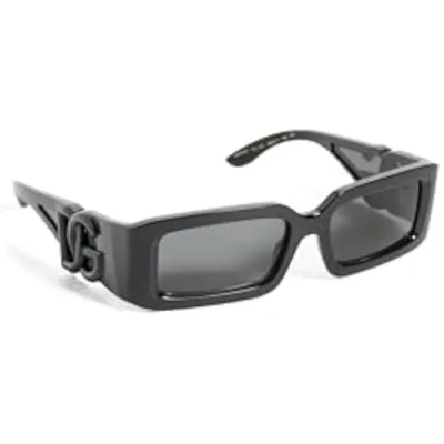 Image de Dolce&amp;Gabbana Unisex Lunettes de soleil, Taille: 53, Black/dark grey