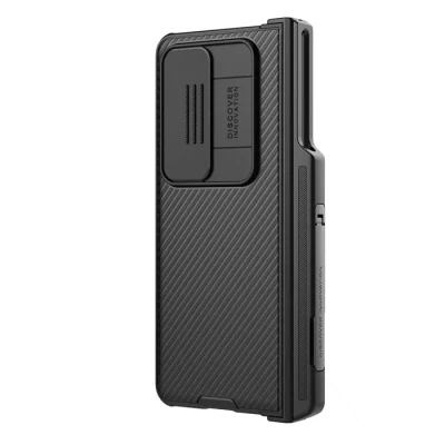 Image de Coque pour Galaxy Z Fold4 5G Stand CamShield PRO avec Emplacement S Pen Noir Neuf
