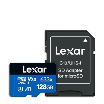 Image de Lexar 633x 128 Go MicroSDXC UHS I Classe 10 Neuf