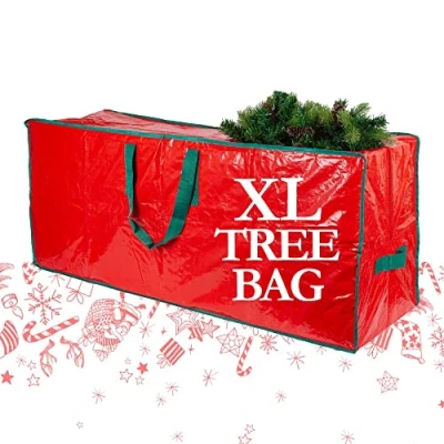 Image de DSL sac de rangement pour sapin Noël avec poignées Facile à ranger, s&#039;adapte aux arbres jusqu&#039;à 1,8 m et 2,4 haut nettoyer Grand décorations Solide