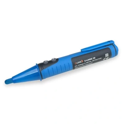 Image de C LOGIC 35 Détecteur de Tension et Métaux 2 en 1, Testeur sans Contact (NCV) avec Sensibilité Réglable 20V 1000V, Double LED &amp; Alerte Sonore, Détection jusqu&#039;à 20mm