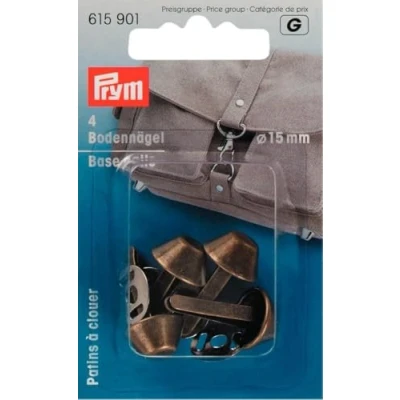 Image de Prym Eclair Patins clouer pour Sac en Laiton Jaune