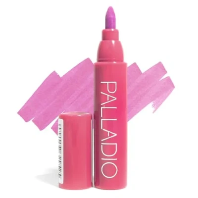 Image de Palladio Teinture à lèvres, formule hydratante et imperméable, aspect de couleur mate, lèvres durable toute la journée, finition naturelle anti taches, marqueur pointe biseautée précise,