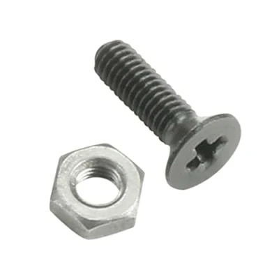 Image de Adam Hall Hardware 5420 BLK M100 AH Lot de 100 Vis à Tête Cruciforme M3 x 10 noir pour Embases XLR avec écrous en sachet