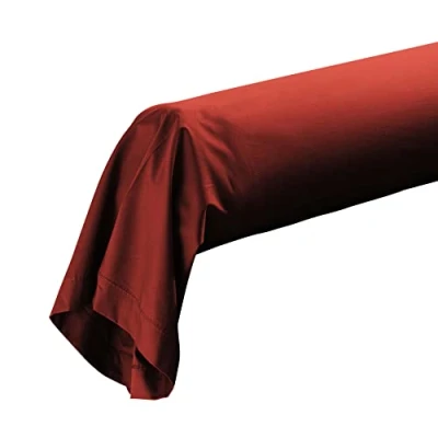 Image de douceur d&#039;intérieur, Taie de Traversin (85 x 185 cm) Percaline Tomette, Percale Coton