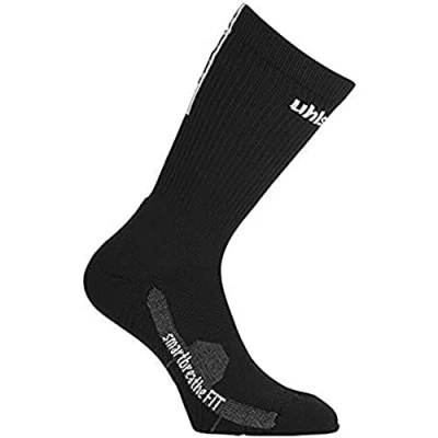 Image de uhlsport Mixte Tube It Chaussettes, Noir/Blanc, FR : 37 40 (Taille Fabricant 40) EU